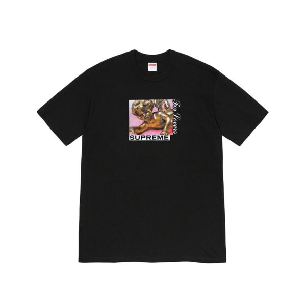 Supreme For 'Lovers' Tee Black Gold 2020