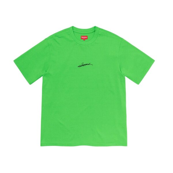 Supreme 'Signature' SS Top Green 2020 Jersey
